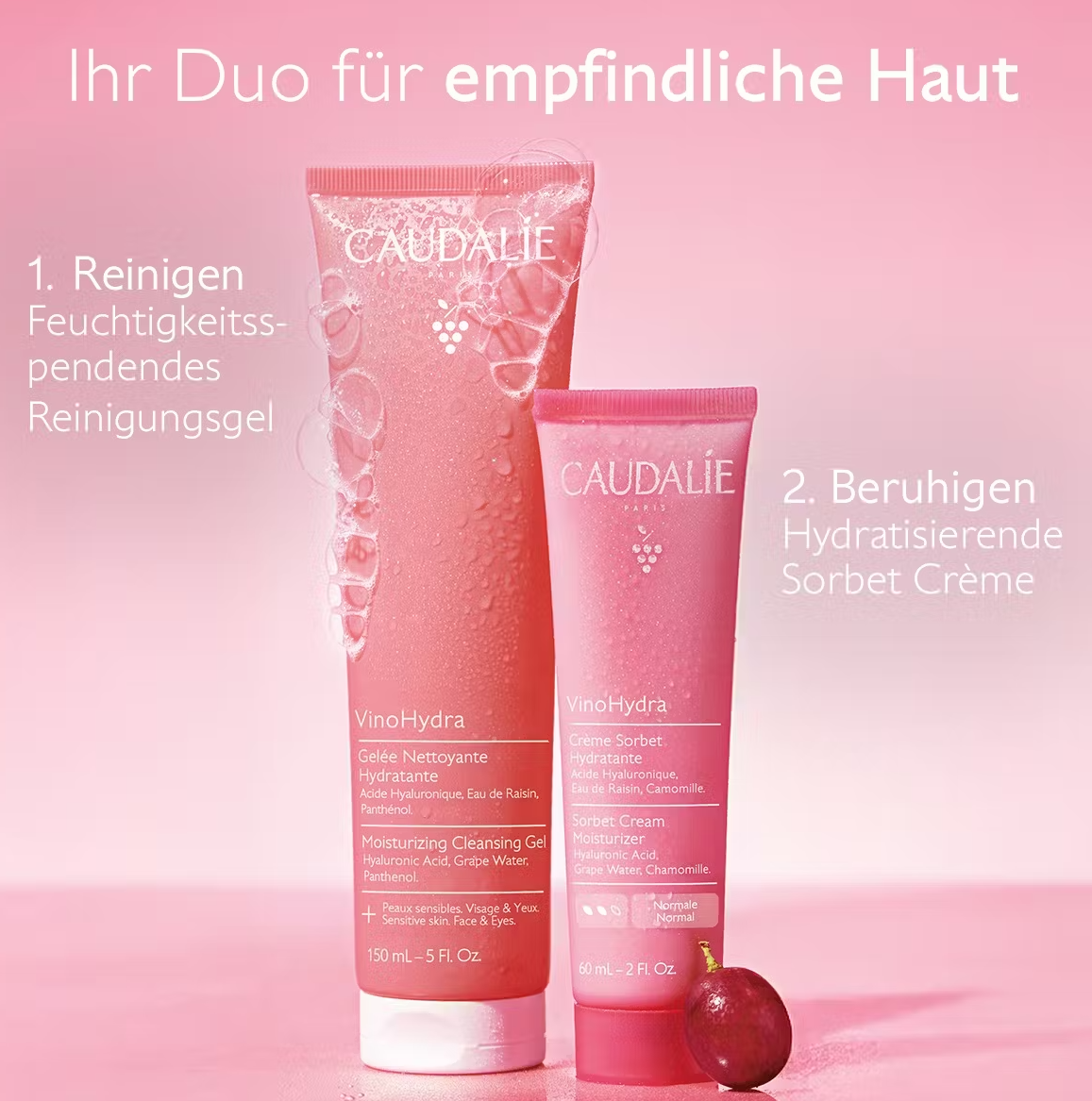 VinoHydra Feuchtigkeitsspendendes Reinigungsgel VinoHydra Feuchtigkeitsspendendes Reinigungsgel